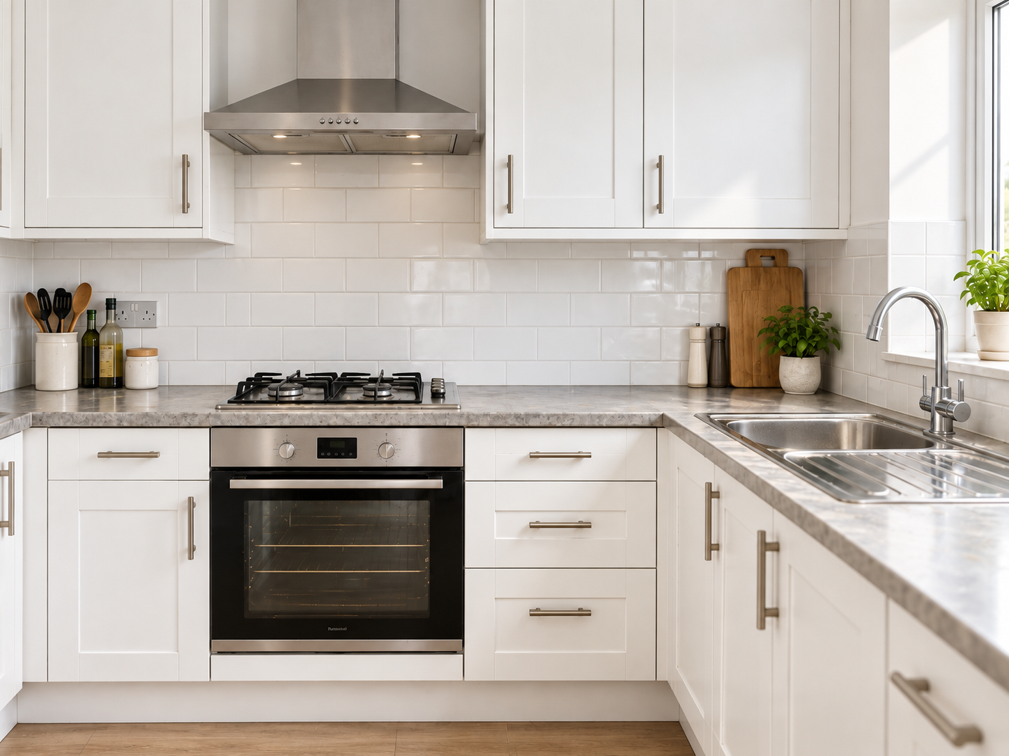Kitchen after professional cleaning